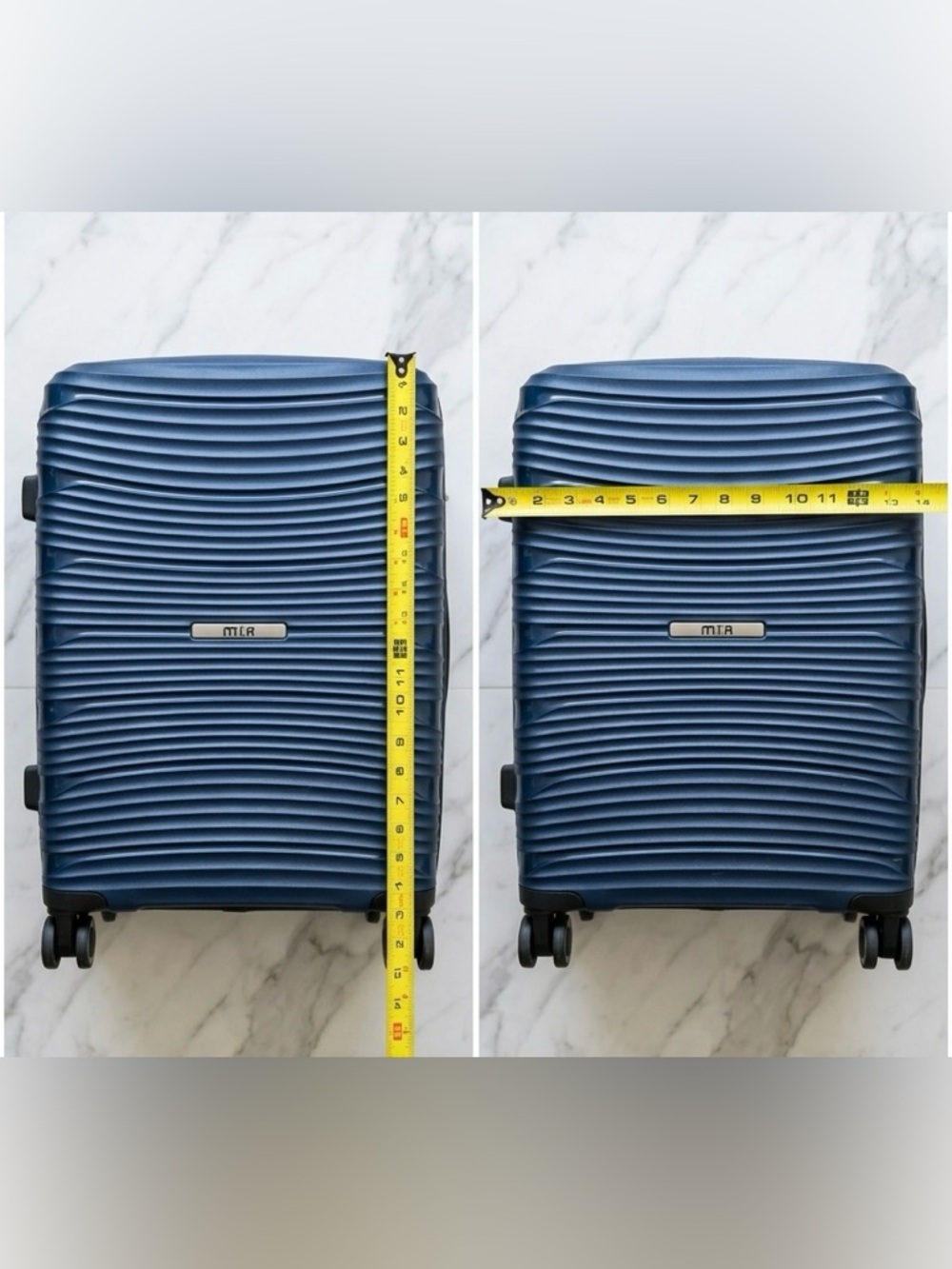 Mia Toro Italy Mistico 20" Hardside Spinner Luggage - Blue - Never Used Carry-On - Picture 6 of 6